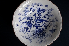 COALPORT CAIRO BLUE #9252-  ROUND SERVING BOWL   .....   https://www.jaapiesfinechinastore.com