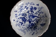 COALPORT CAIRO BLUE #9252-  ROUND SERVING BOWL   .....   http://jaapiesfinechinastore.com