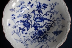 COALPORT CAIRO BLUE #9252-  ROUND SERVING BOWL   .....   https://www.jaapiesfinechinastore.com