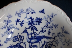 COALPORT CAIRO BLUE #9252-  ROUND SERVING BOWL   .....   https://www.jaapiesfinechinastore.com