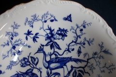 COALPORT CAIRO BLUE #9252-  ROUND SERVING BOWL   .....   http://jaapiesfinechinastore.com