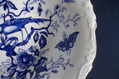 COALPORT CAIRO BLUE #9252-  ROUND SERVING BOWL   .....   https://www.jaapiesfinechinastore.com