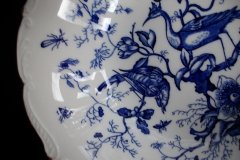 COALPORT CAIRO BLUE #9252-  ROUND SERVING BOWL   .....   http://jaapiesfinechinastore.com