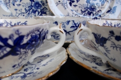 COALPORT CAIRO BLUE #9252- SOUP BOWL & SAUCER   .....   https://www.jaapiesfinechinastore.com