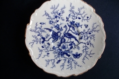 COALPORT CAIRO BLUE #9252- SOUP BOWL & SAUCER   .....   https://www.jaapiesfinechinastore.com