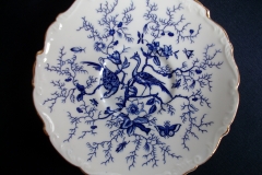 COALPORT CAIRO BLUE #9252- SOUP BOWL & SAUCER   .....   https://www.jaapiesfinechinastore.com