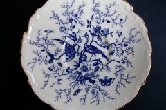 COALPORT CAIRO BLUE #9252- SOUP BOWL & SAUCER   .....   http://jaapiesfinechinastore.com