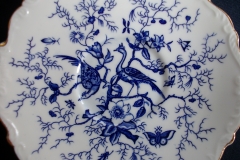 COALPORT CAIRO BLUE #9252- SOUP BOWL & SAUCER   .....   https://www.jaapiesfinechinastore.com