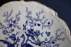 COALPORT CAIRO BLUE #9252- SOUP BOWL & SAUCER   .....   https://www.jaapiesfinechinastore.com