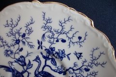 COALPORT CAIRO BLUE #9252- SOUP BOWL & SAUCER   .....   http://jaapiesfinechinastore.com