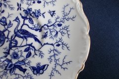 COALPORT CAIRO BLUE #9252- SOUP BOWL & SAUCER   .....   http://jaapiesfinechinastore.com