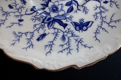 COALPORT CAIRO BLUE #9252- SOUP BOWL & SAUCER   .....   https://www.jaapiesfinechinastore.com