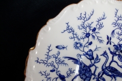 COALPORT CAIRO BLUE #9252- SOUP BOWL & SAUCER   .....   https://www.jaapiesfinechinastore.com