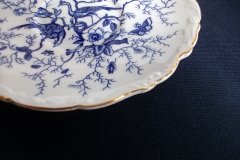COALPORT CAIRO BLUE #9252- SOUP BOWL & SAUCER   .....   http://jaapiesfinechinastore.com