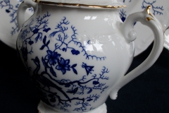 COALPORT CAIRO BLUE #9252-  COVERED SUGAR BOWL   .....   https://www.jaapiesfinechinastore.com