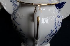 COALPORT CAIRO BLUE #9252-  COVERED SUGAR BOWL   .....   http://jaapiesfinechinastore.com