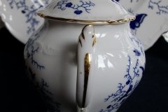 COALPORT CAIRO BLUE #9252-  COVERED SUGAR BOWL   .....   http://jaapiesfinechinastore.com