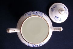 COALPORT CAIRO BLUE #9252-  COVERED SUGAR BOWL   .....   https://www.jaapiesfinechinastore.com