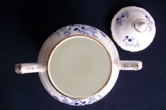 COALPORT CAIRO BLUE #9252-  COVERED SUGAR BOWL   .....   http://jaapiesfinechinastore.com