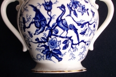 COALPORT CAIRO BLUE #9252-  COVERED SUGAR BOWL   .....   https://www.jaapiesfinechinastore.com