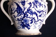 COALPORT CAIRO BLUE #9252-  COVERED SUGAR BOWL   .....   http://jaapiesfinechinastore.com