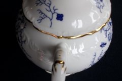 COALPORT CAIRO BLUE #9252-  COVERED SUGAR BOWL   .....   http://jaapiesfinechinastore.com