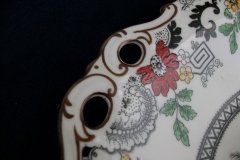 COALPORT CANTON (WHITE)- HANDLED CAKE PLATE   .....   http://jaapiesfinechinastore.com