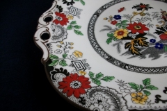 COALPORT CANTON (WHITE)- HANDLED CAKE PLATE   .....   https://www.jaapiesfinechinastore.com