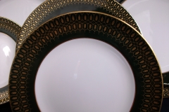 COALPORT CHATEAU GREEN- BREAD & BUTTER PLATE  .....   https://www.jaapiesfinechinastore.com