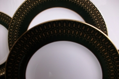 COALPORT CHATEAU GREEN- BREAD & BUTTER PLATE  .....   https://www.jaapiesfinechinastore.com