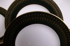 COALPORT CHATEAU GREEN- BREAD & BUTTER PLATE  .....   http://jaapiesfinechinastore.com