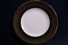 COALPORT CHATEAU GREEN- BREAD & BUTTER PLATE  .....   http://jaapiesfinechinastore.com