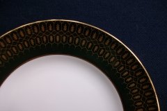 COALPORT CHATEAU GREEN- BREAD & BUTTER PLATE  .....   http://jaapiesfinechinastore.com