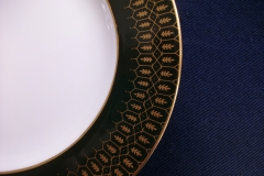 COALPORT CHATEAU GREEN- BREAD & BUTTER PLATE  .....   https://www.jaapiesfinechinastore.com