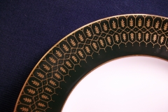 COALPORT CHATEAU GREEN- BREAD & BUTTER PLATE  .....   https://www.jaapiesfinechinastore.com