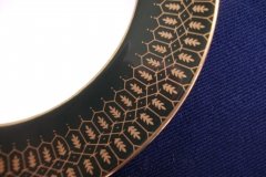 COALPORT CHATEAU GREEN- BREAD & BUTTER PLATE  .....   http://jaapiesfinechinastore.com