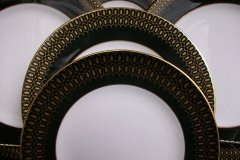 COALPORT CHATEAU GREEN- BREAD & BUTTER PLATE  .....   http://jaapiesfinechinastore.com