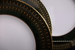 COALPORT CHATEAU GREEN- BREAD & BUTTER PLATE  .....   https://www.jaapiesfinechinastore.com