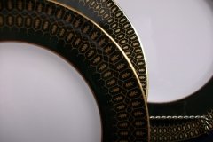 COALPORT CHATEAU GREEN- BREAD & BUTTER PLATE  .....   http://jaapiesfinechinastore.com