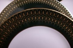 COALPORT CHATEAU GREEN- BREAD & BUTTER PLATE  .....   http://jaapiesfinechinastore.com