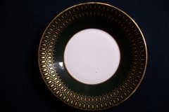 COALPORT CHATEAU GREEN- CUP & SAUCER  .....   http://jaapiesfinechinastore.com
