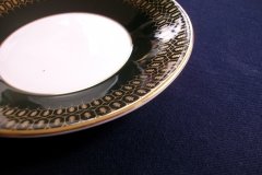 COALPORT CHATEAU GREEN- CUP & SAUCER  .....   http://jaapiesfinechinastore.com
