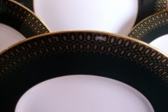 COALPORT CHATEAU GREEN- DINNER PLATE  .....   http://jaapiesfinechinastore.com