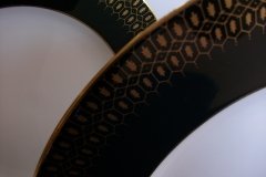 COALPORT CHATEAU GREEN- DINNER PLATE  .....   http://jaapiesfinechinastore.com
