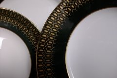 COALPORT CHATEAU GREEN- SALAD PLATE  .....   http://jaapiesfinechinastore.com