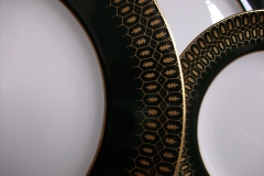 COALPORT CHATEAU GREEN- SALAD PLATE  .....   https://www.jaapiesfinechinastore.com