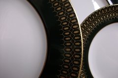 COALPORT CHATEAU GREEN- SALAD PLATE  .....   http://jaapiesfinechinastore.com