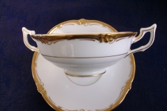 COALPORT EDEN - SOUP BOWL & SAUCER  ..... https://www.jaapiesfinechinastore.com