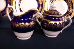 COALPORT HAZELTON COBALT-  CREAMER  8oz  ..... https://www.jaapiesfinechinastore.com