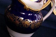 COALPORT HAZELTON COBALT-  CREAMER  8oz  ..... http://jaapiesfinechinastore.com